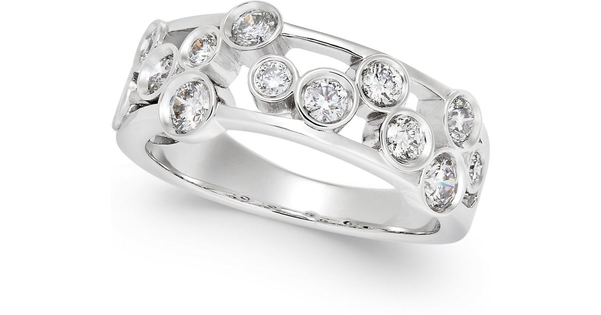 Download Macy's Diamond Bubble Ring (1 Ct. T.w.) In 14k White Gold ...