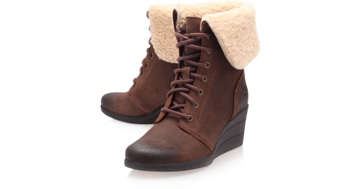 ugg winter wedge boots