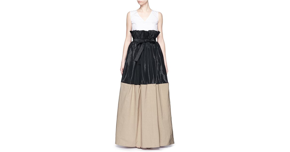 paperbag maxi skirt