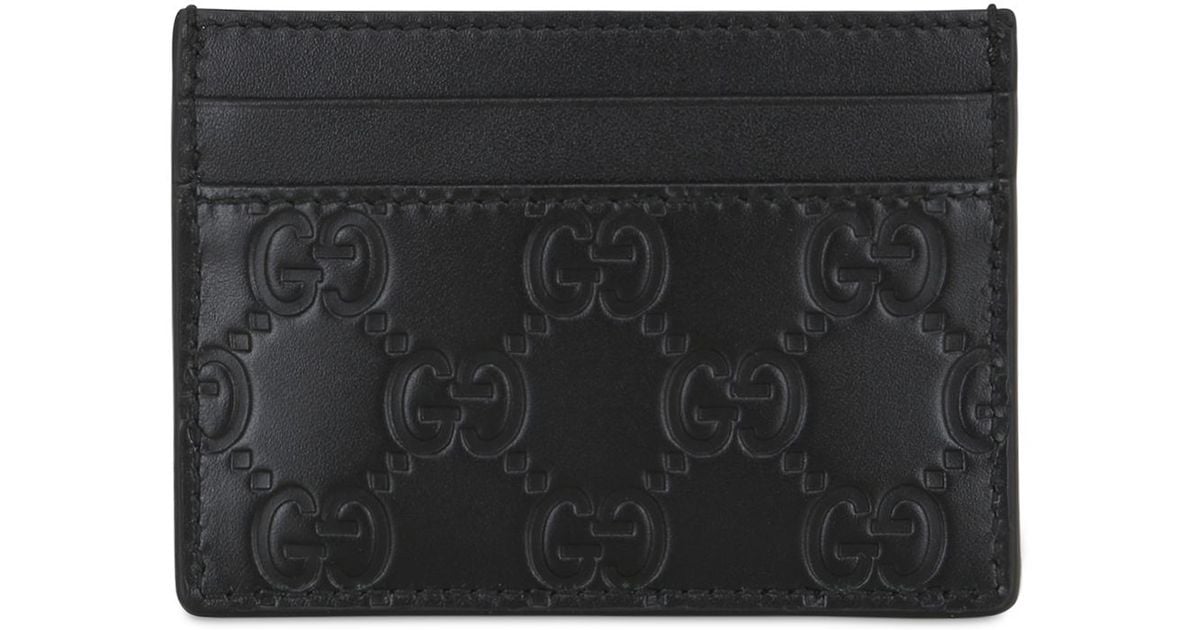 Black gucci card holder Clearance