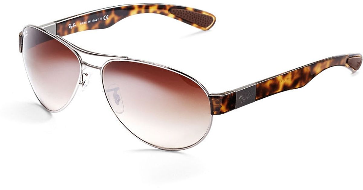 Rayban Sport Wrap Sunglasses in Natural for Men Lyst