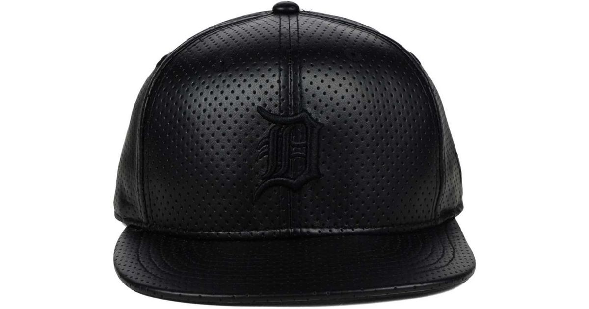 KTZ Detroit Tigers Black On Black Faux 