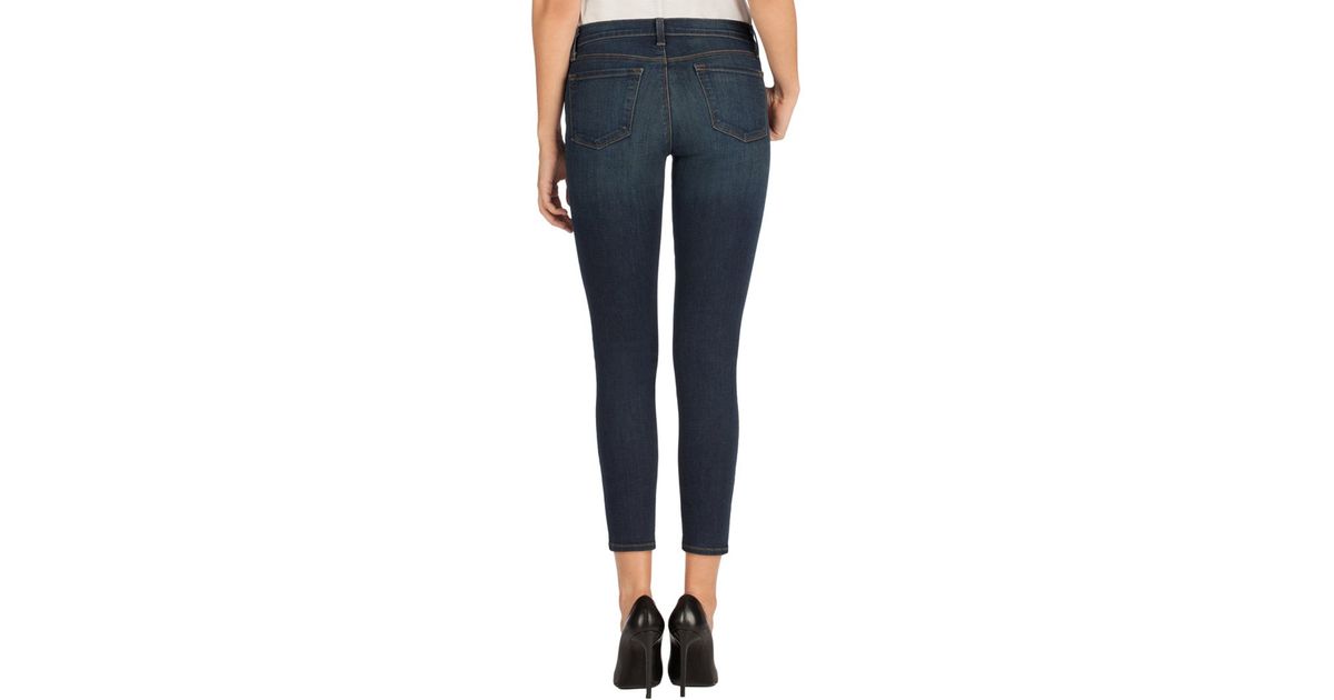 j brand mid rise capri