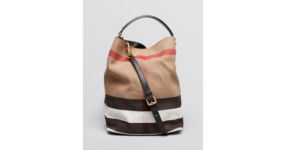 burberry hobo canvas