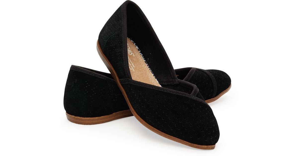 toms jutti suede flat
