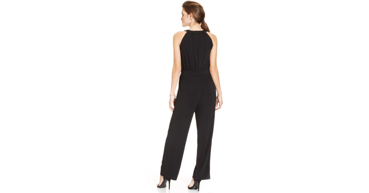 spense black jumpsuit
