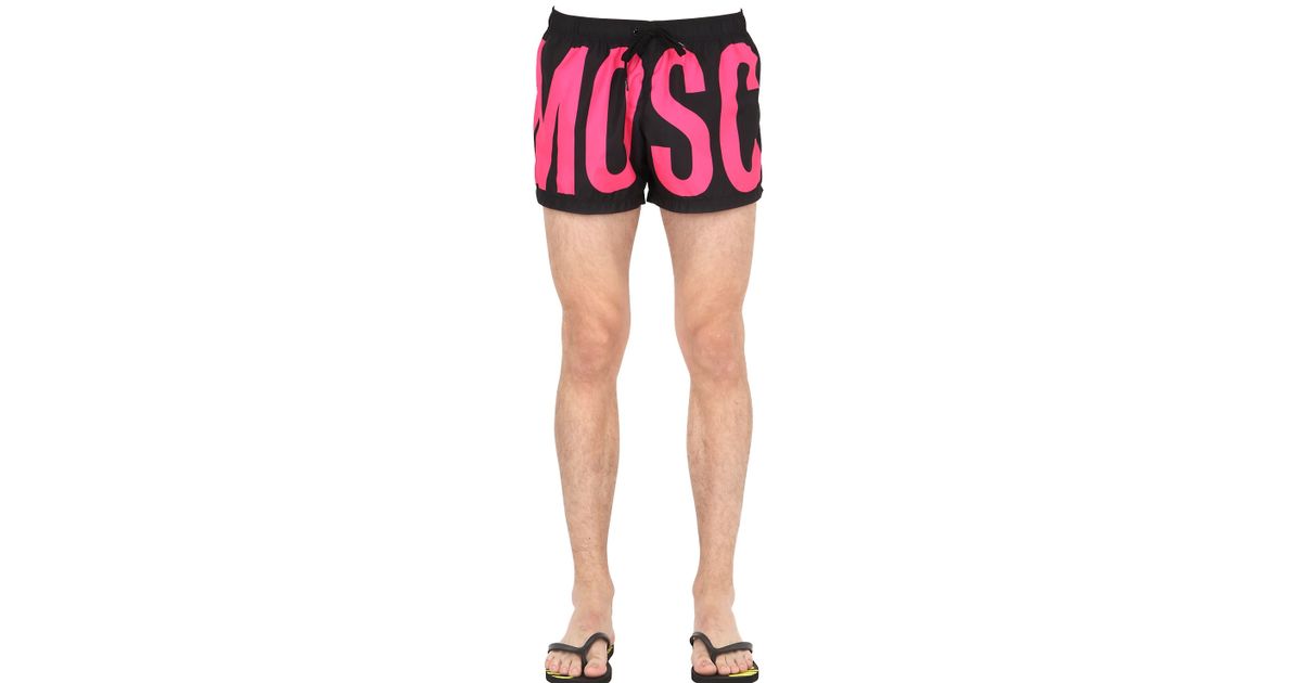 moschino swim shorts black