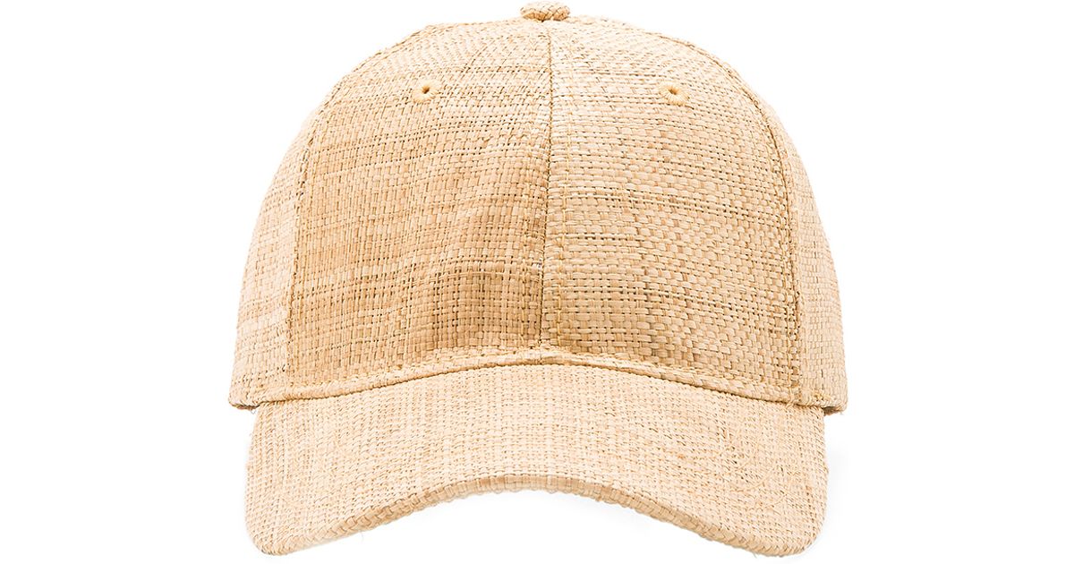 ViX Straw Baseball Hat in Brown Lyst