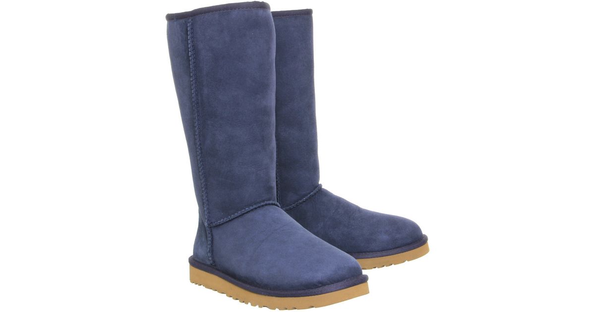 ugg classic tall navy