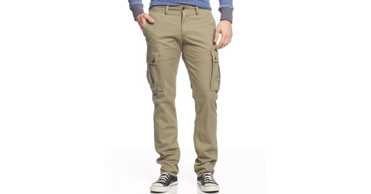 cafetaria Tom Audreath staal Dockers Slimfit Alpha Khaki Cargo Pants in Green for Men | Lyst