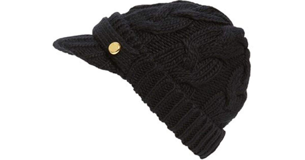 michael kors cable knit hat