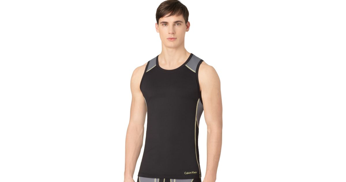 Calvin Klein Mens Athletic Limited Edition Muscle Tank in Black for Men Lyst