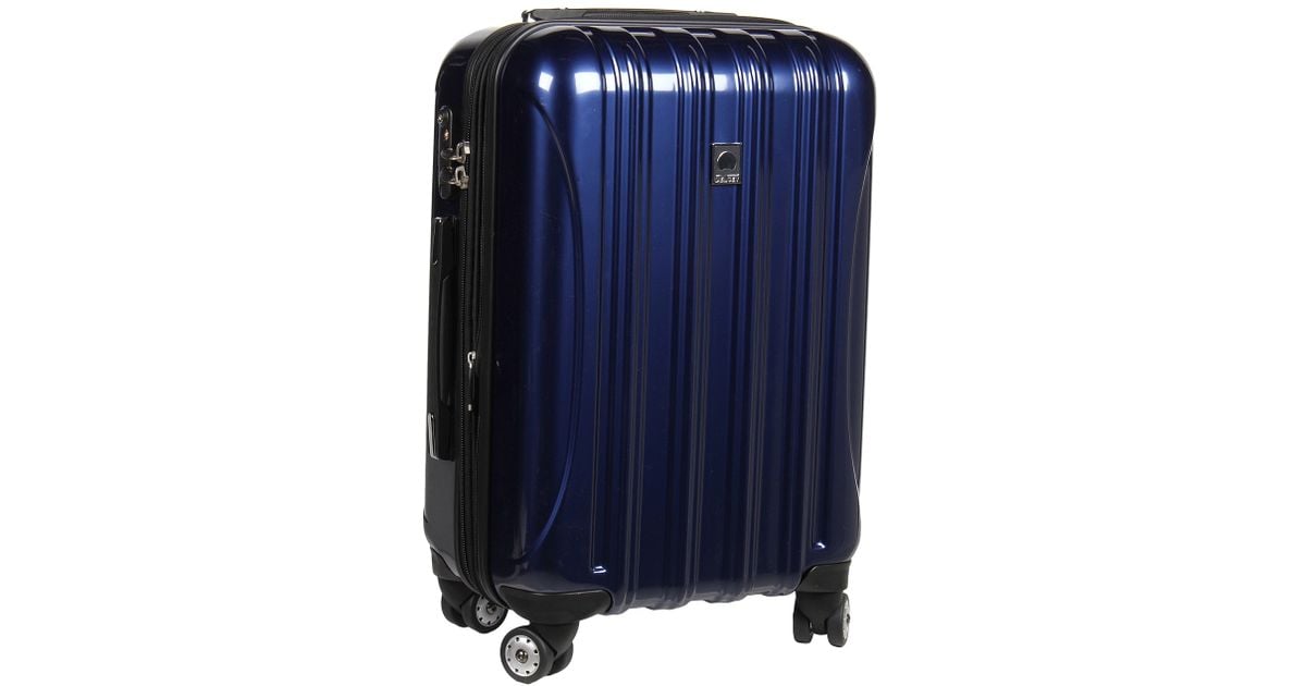 Delsey Helium Aero 21" Carry On Expandable Spinner Trolley in Blue Lyst
