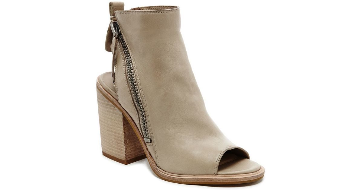 dolce vita stacked heel suede ankle booties