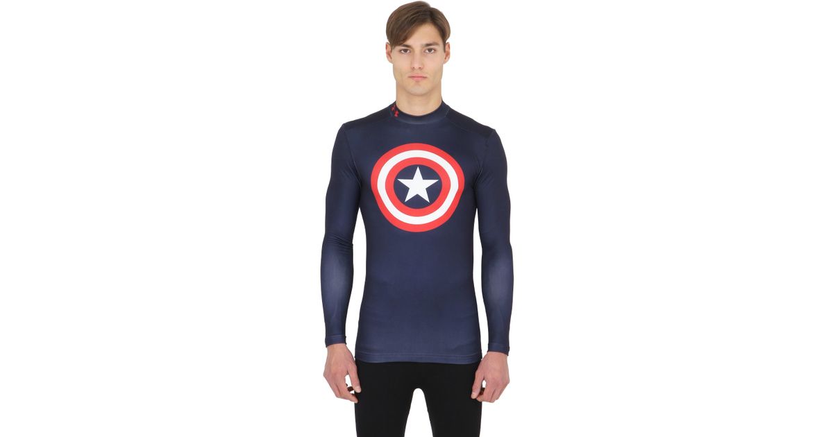 t shirt under armour captain america