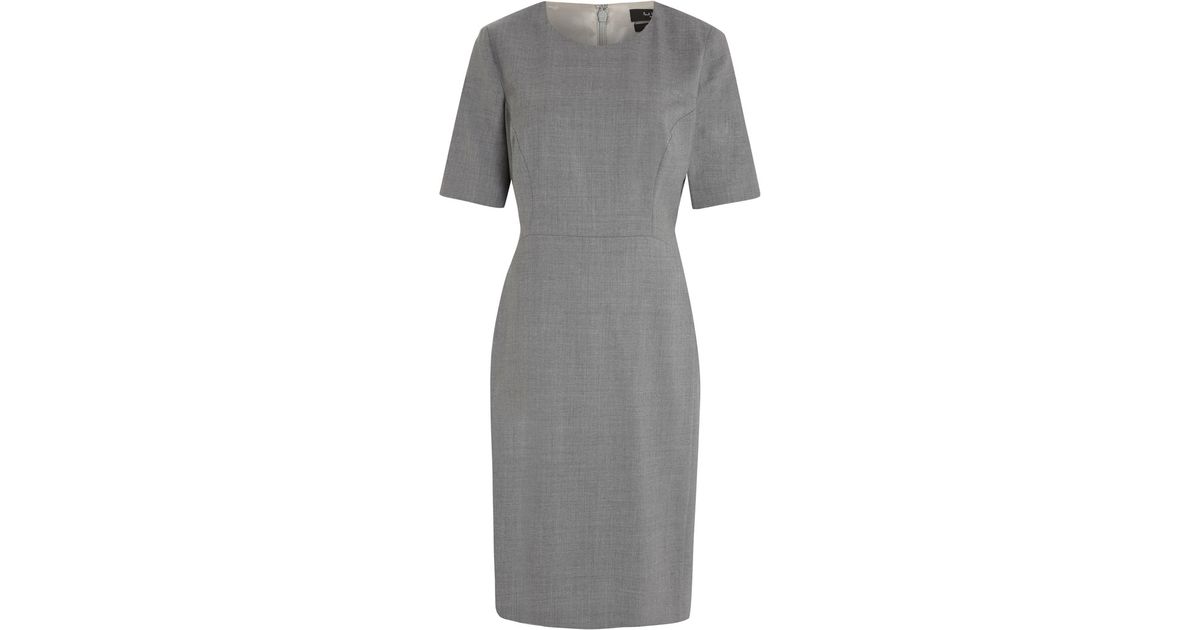 grey work dresses