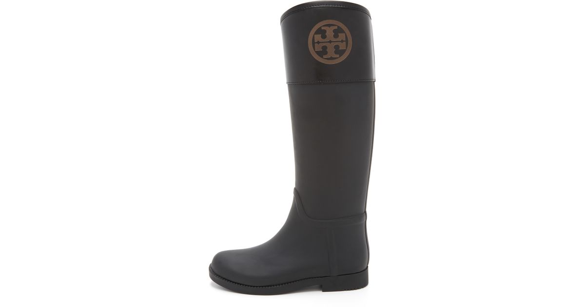 tory burch classic rain boots