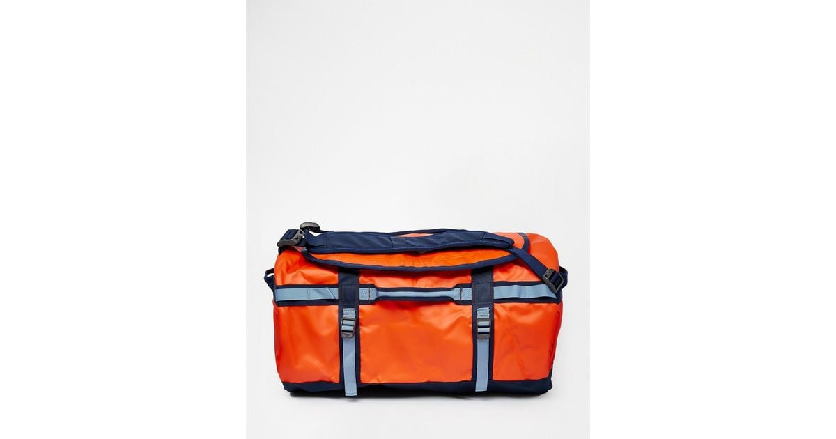 North face duffel orange cheap