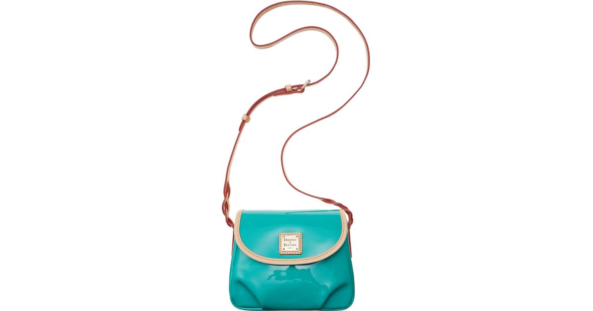 Patent leather crossbody bag PAULS BOUTIQUE Blue in Patent leather -  20301873