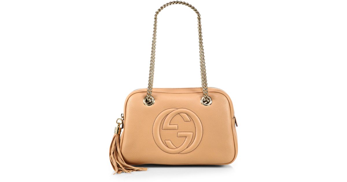 gucci soho leather chain shoulder bag