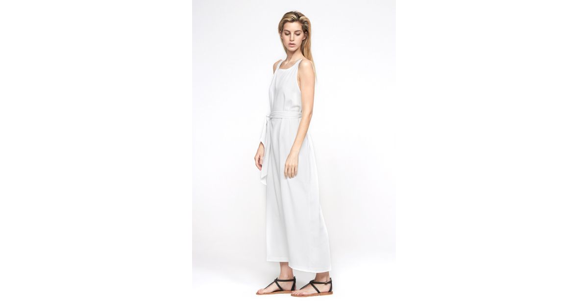 Lyst Shaina Mote Tie Dress In White