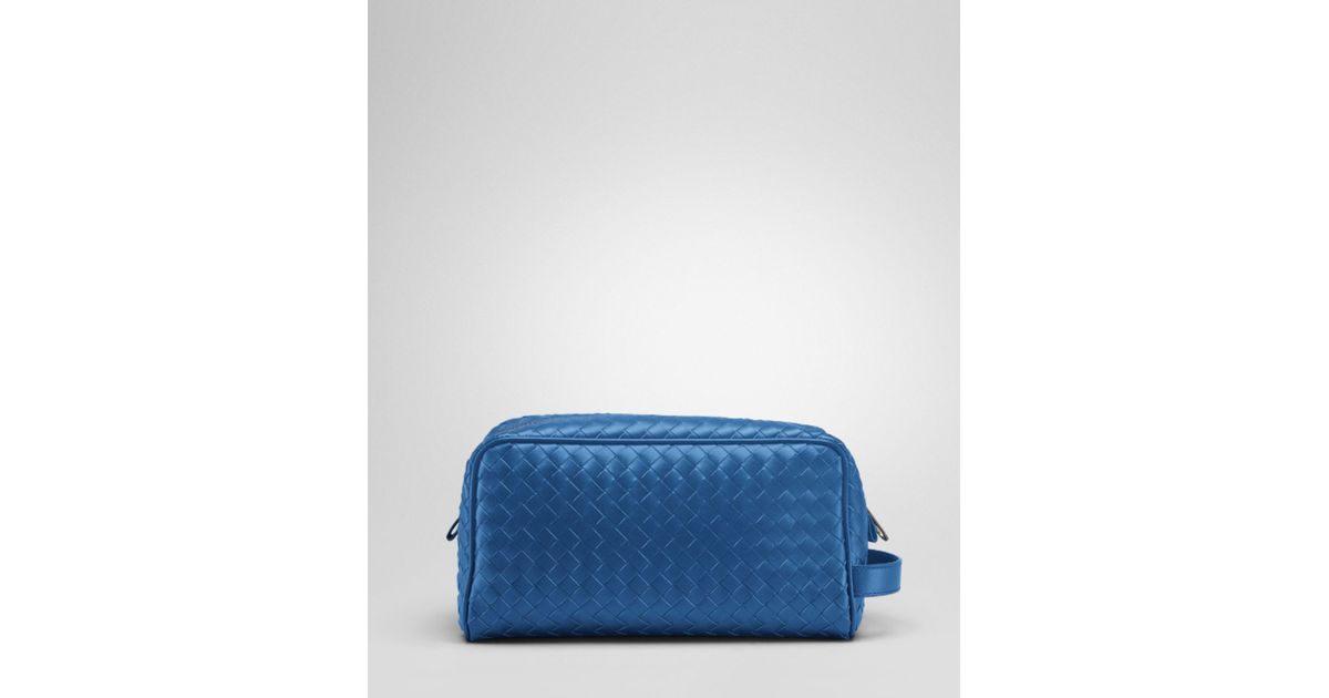 Bottega Toiletry Bag in Blue for Men Lyst