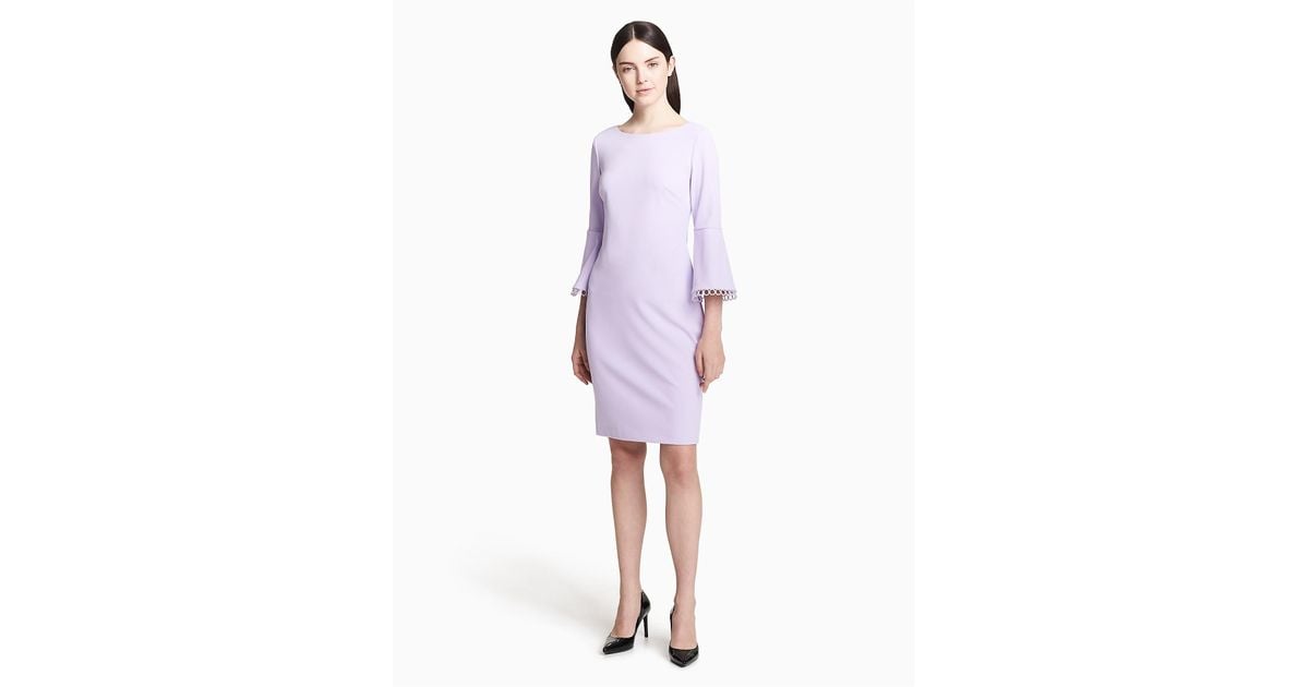 calvin klein lilac dress