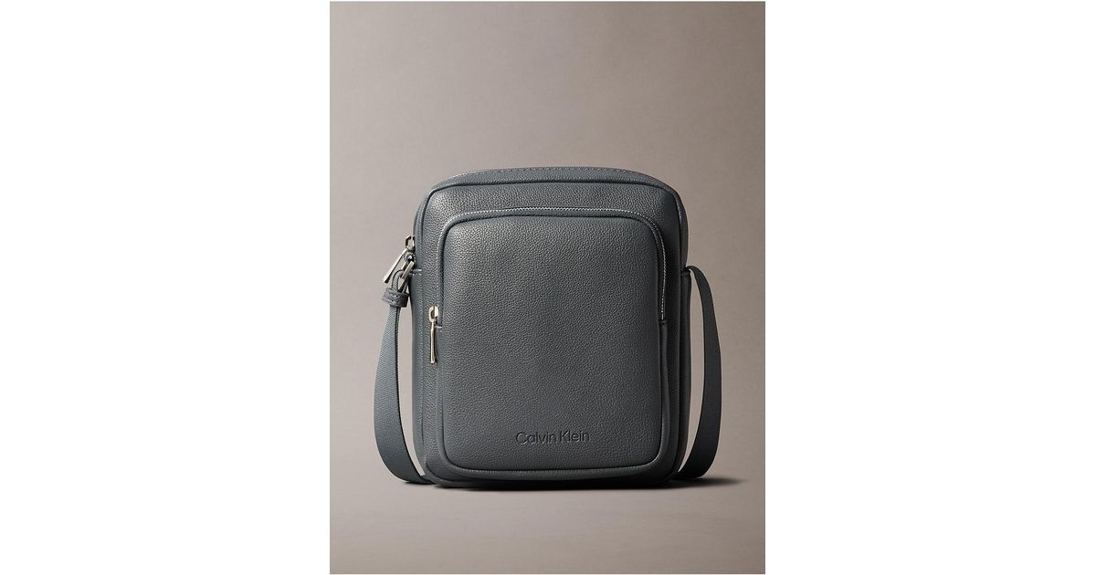 ☆ ☆ Men's CK Micro Pebble Messenger Bag 4D3034G 4D3000G_PCX_main