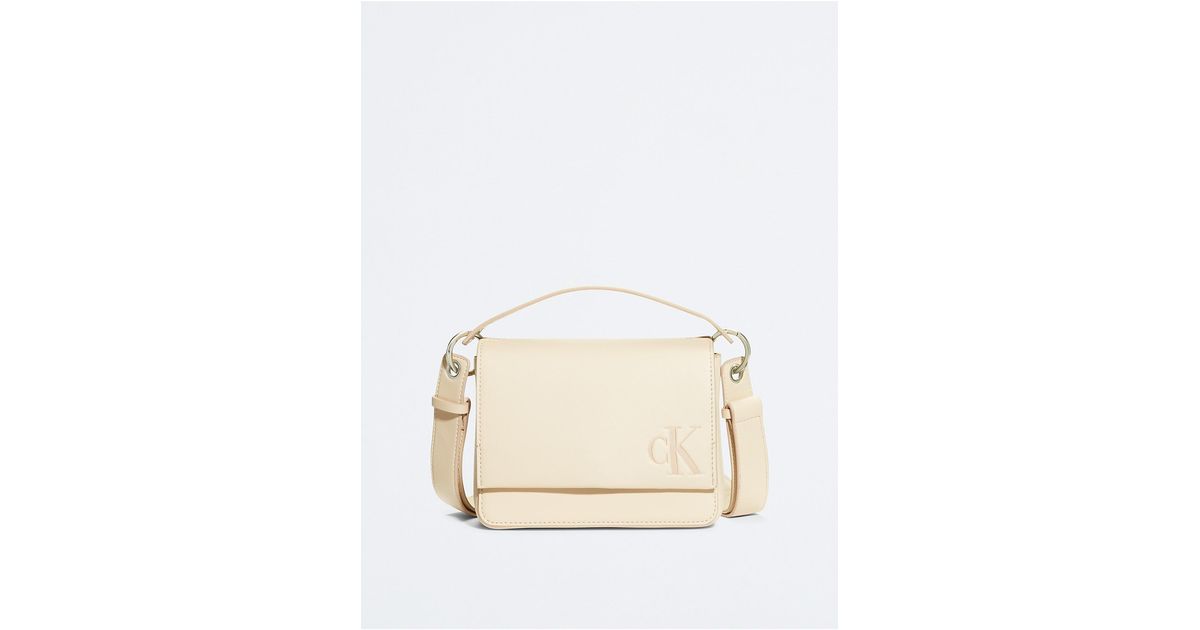 Calvin Klein Sculpted Monogram Top Handle Shoulder Bag - ShopStyle