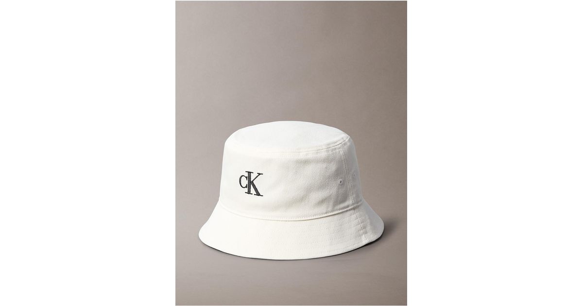 Calvin Klein Calvin Klein Compact Monogram Bucket Hat in 