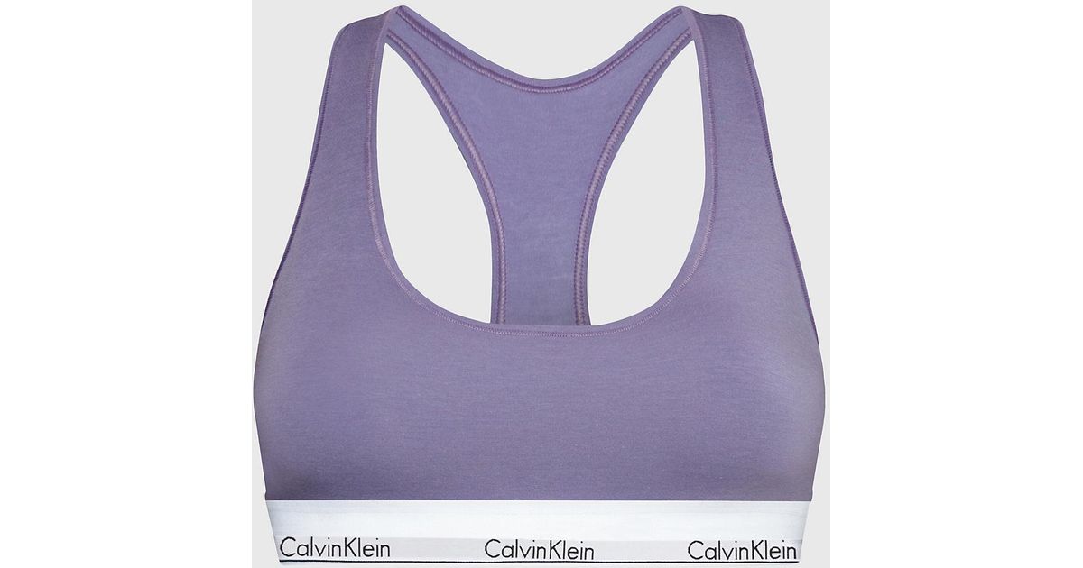 Calvin Klein Bralette MODERN COTTON in light purple