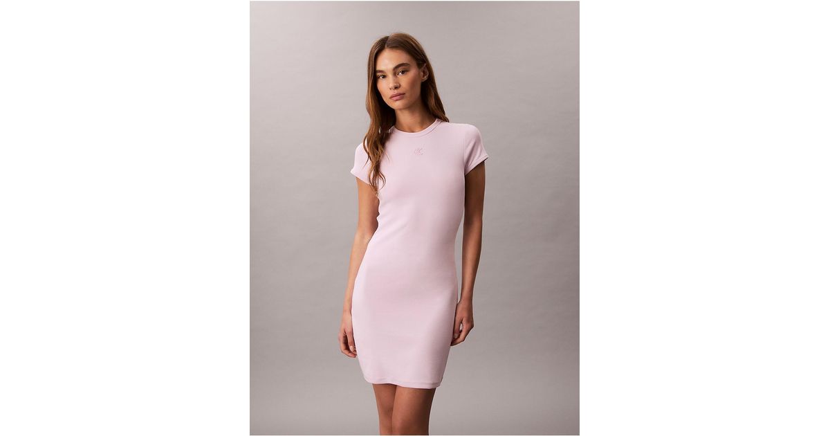 calvin klein light pink dress Calvin Klein baby pink dress S (4-6) Like new
