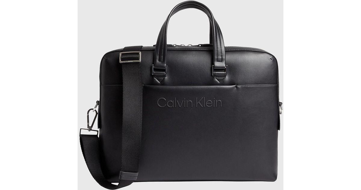 Calvin klein clearance slim laptop bag