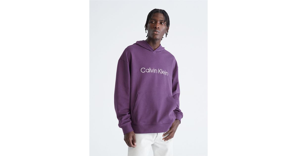 Relaxed Multi Logo Hoodie Calvin Klein®