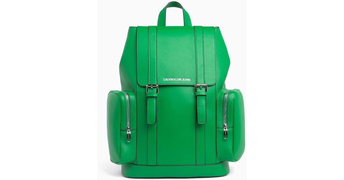 calvin klein green backpack