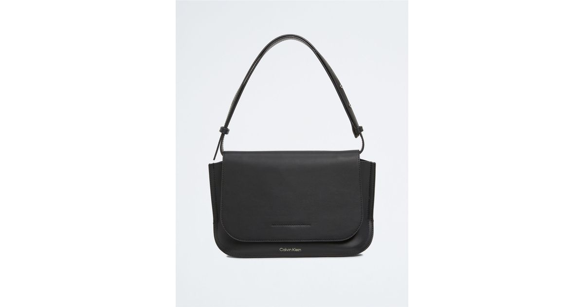 Calvin Klein Elemental Messenger Bag in Black Lyst