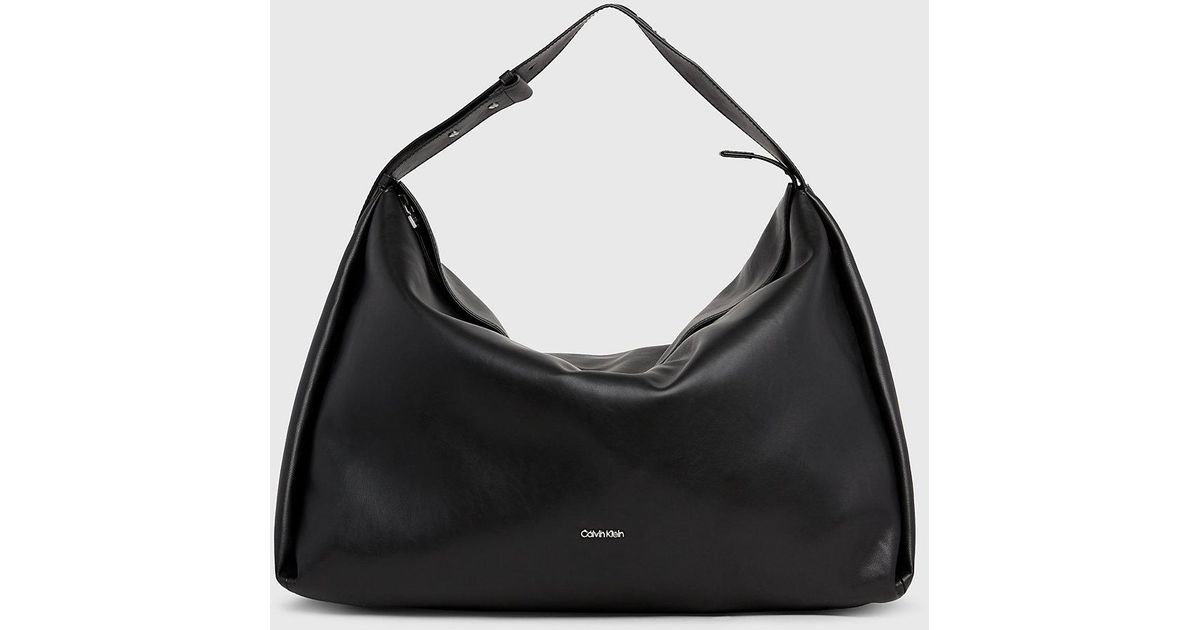 Calvin Klein Large Hobo Bag in Black Lyst UK