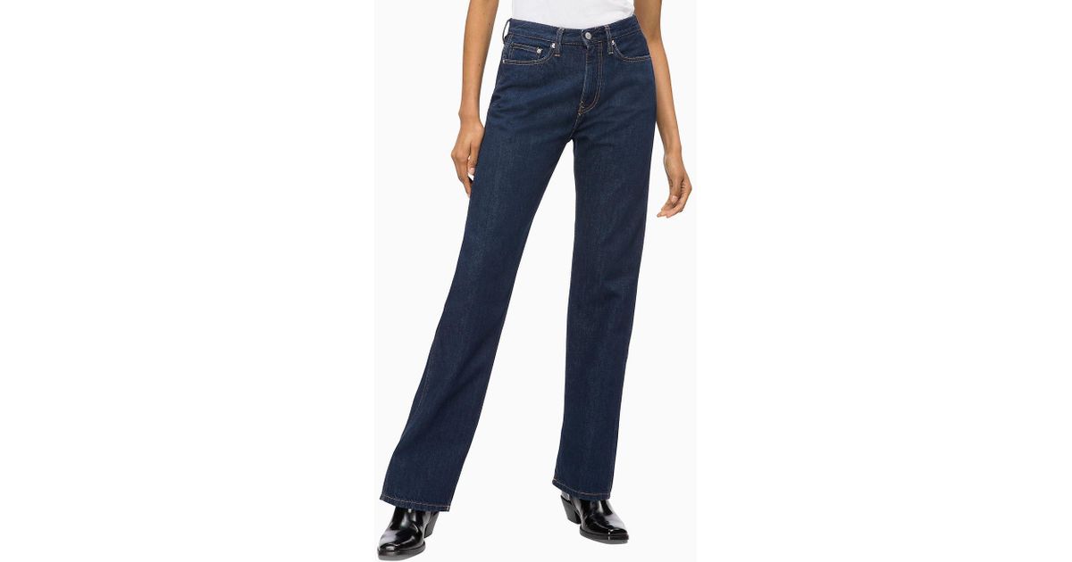 ckj 030 high rise straight jeans