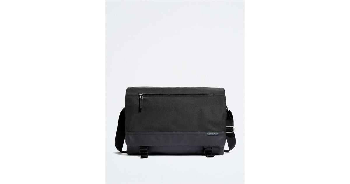 Calvin Klein Utility Messenger Bag in Black for Men Lyst