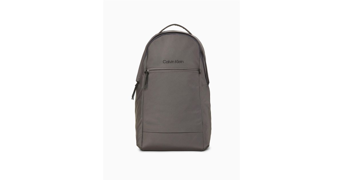 Calvin Klein Synthetic Smooth Nylon Logo Backpack | Lyst