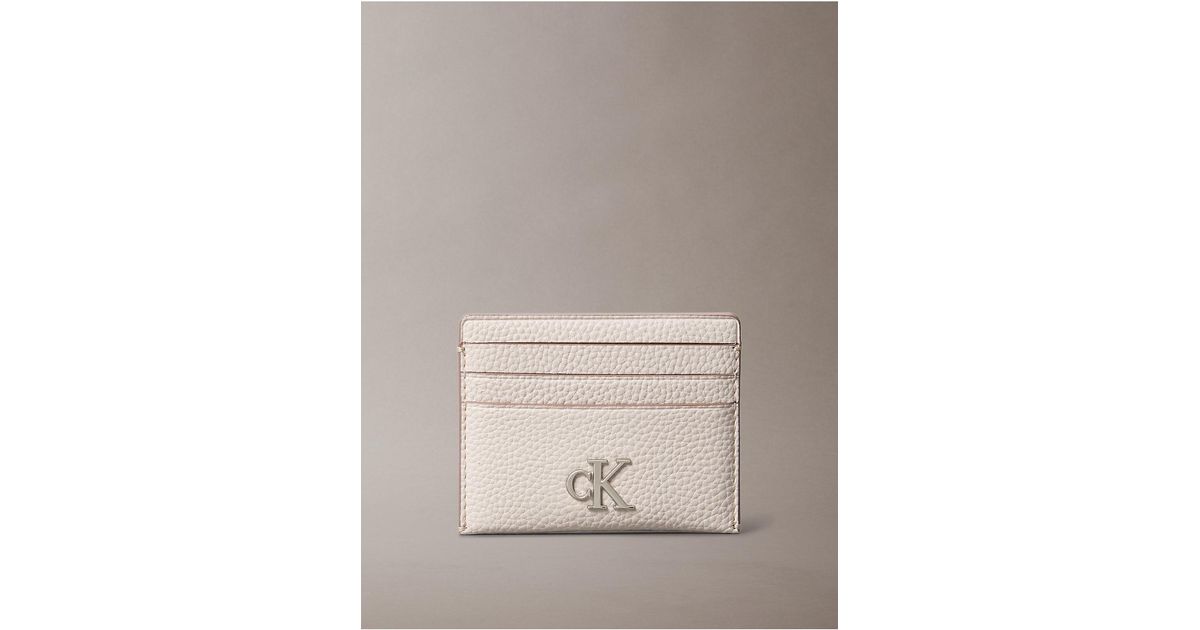 Calvin Klein Archive Hardware Card Case in Brown | Lyst