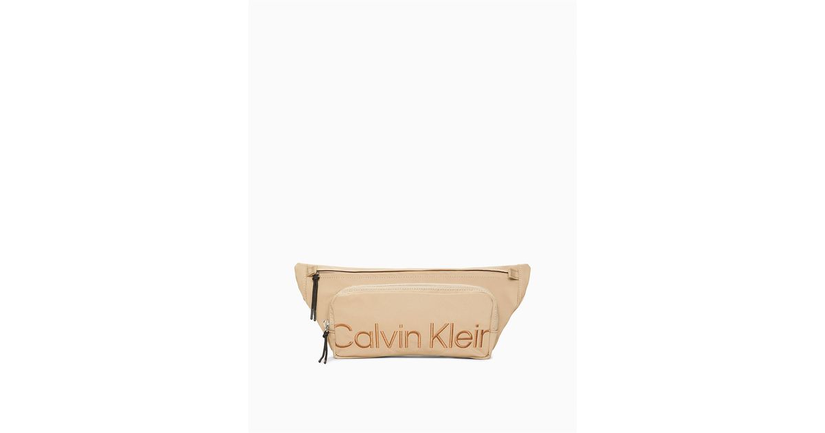 Calvin Klein Naturals Smooth Nylon Belt Bag Lyst Canada