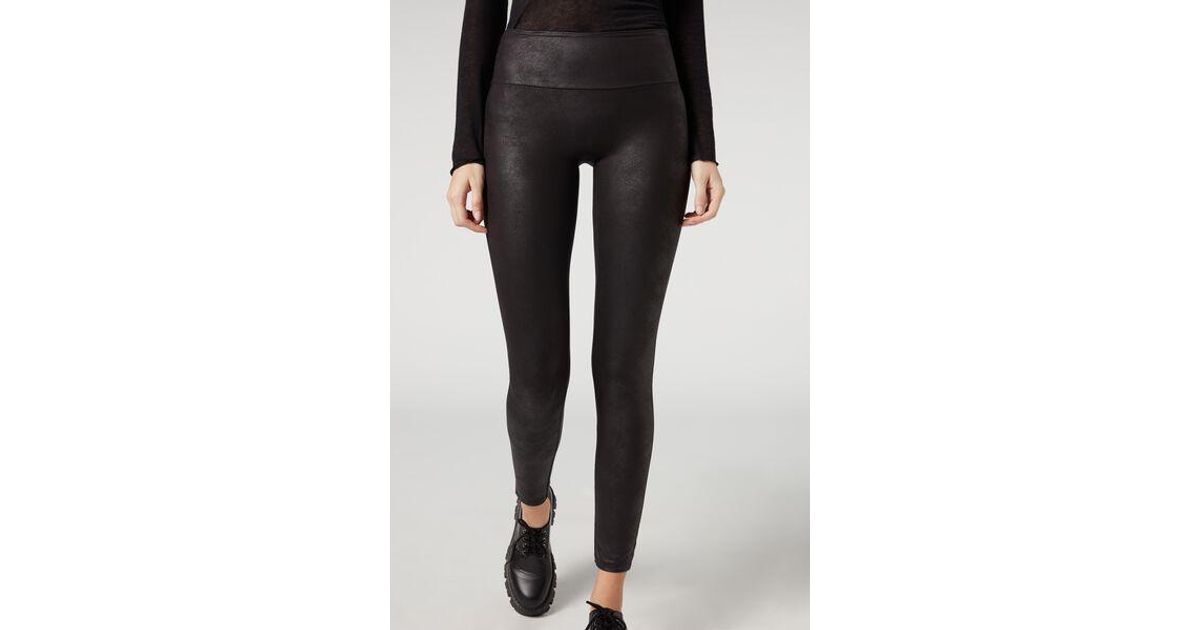 Calzedonia Total Shaper Faux Leather 