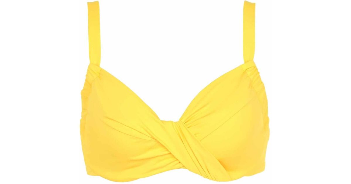 calzedonia yellow swimsuit