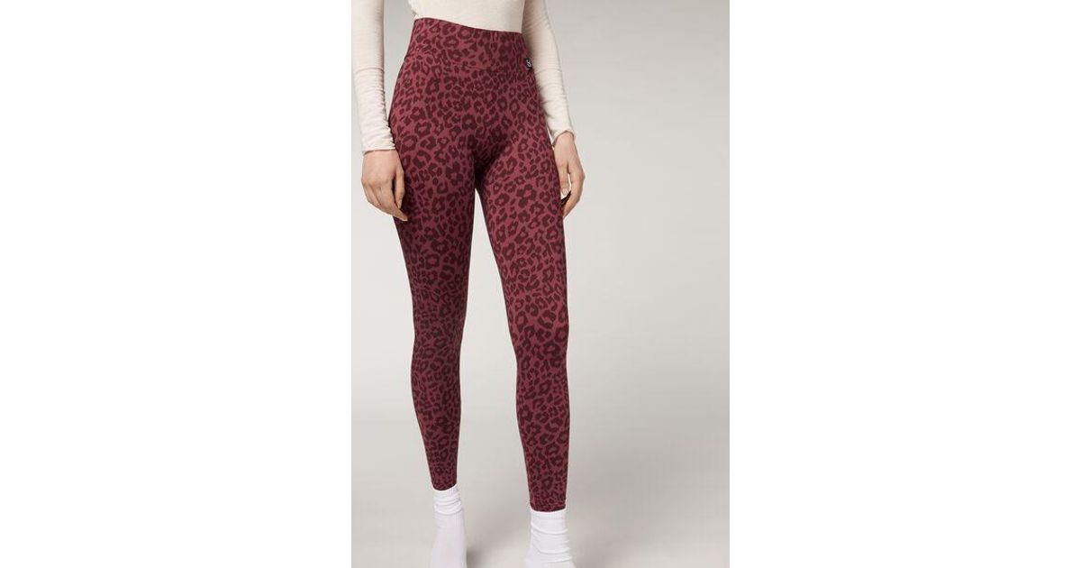 Calzedonia Animal Print Active Leggings 