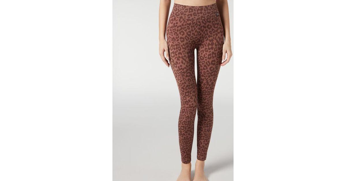 Calzedonia Animal Print Active Leggings 
