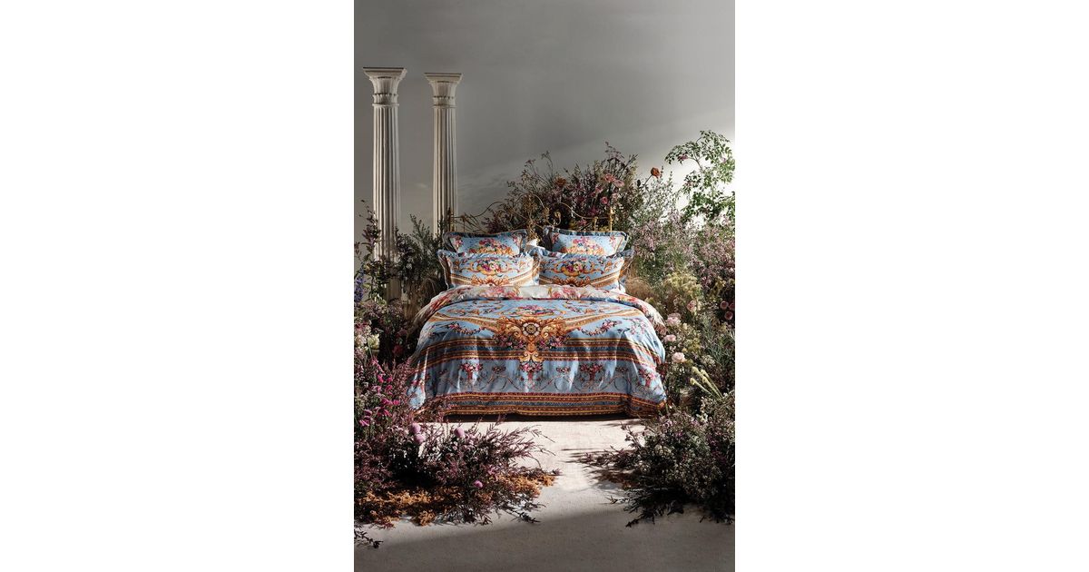 Camilla eBoutique Quilt Cover Set Floraful in Grey Lyst UK