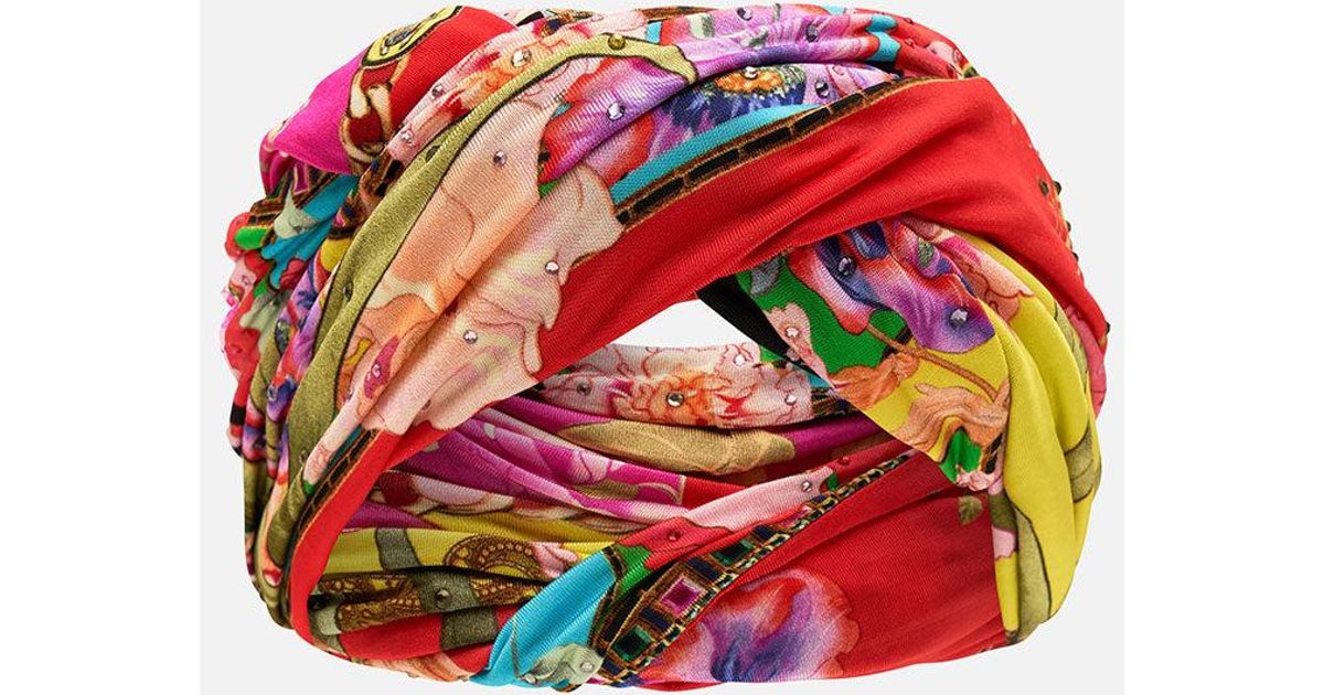 Camilla Jersey Head Wrap The Beetles in Red Lyst