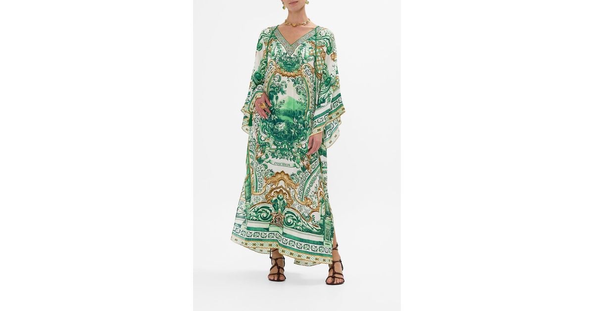 DRAPE FRONT V NECK KAFTAN DAUGHTERS OF DUENDE