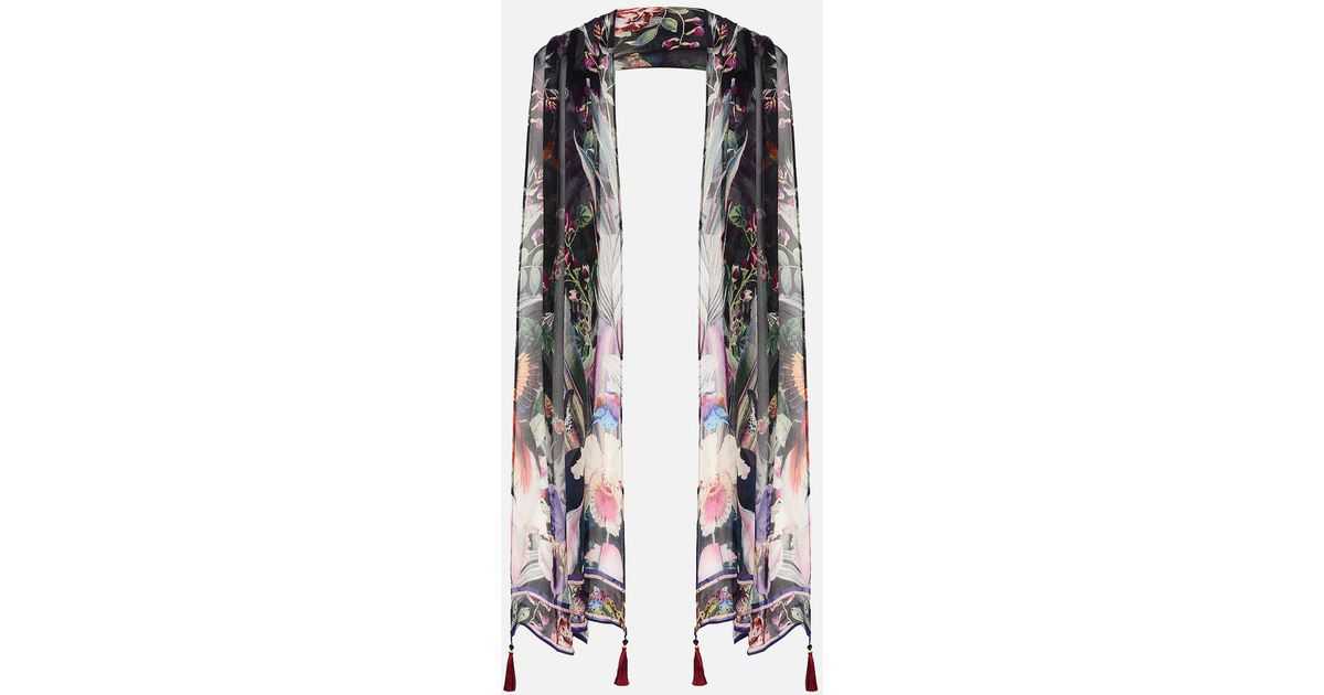 Camilla Silk Long Scarf Paradiso Place Lyst